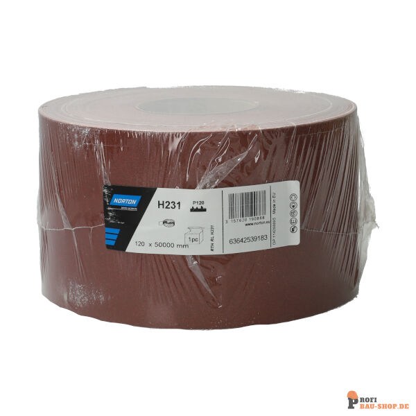 nortonschleifmittel/NORTON_schleifmittel_63642539183 Regular Rolls Norton H231 120.00x50m GRIT 120_137836